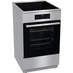 Indukcinė viryklė su elektrine orkaite Gorenje GEIT5C61XPG, 70 L, plotis 50 cm