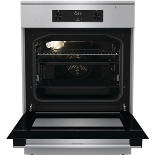 Indukcinė viryklė su elektrine orkaite Gorenje GEIT6C60XPG, 71 L, plotis 60 cm, plieno