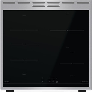 Gorenje, 71 L, width 60 cm, inox - Induction cooker with electric oven