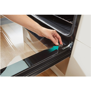 Indukcinė viryklė su elektrine orkaite Gorenje GEIT6C60XPG, 71 L, plotis 60 cm, plieno