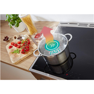 Indukcinė viryklė su elektrine orkaite Gorenje GEIT6C60XPG, 71 L, plotis 60 cm, plieno