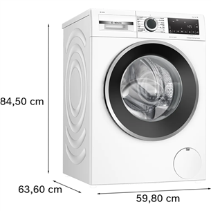 Skalbimo mašina Bosch WGG244FTSN Series 6, 9 kg, gylis 59 cm, 1400 aps./min.