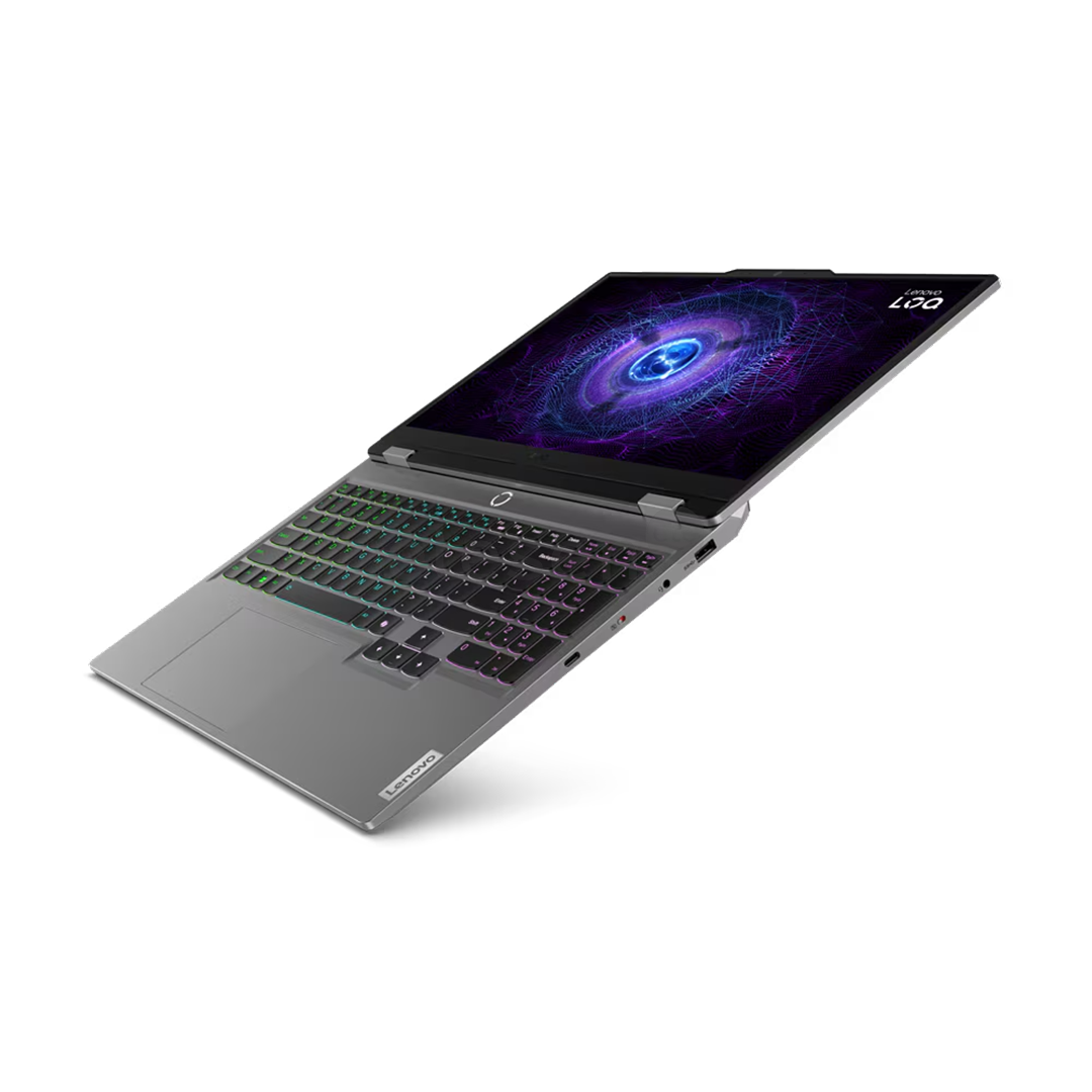 Lenovo LOQ 15IAX9, 15.6'', FHD, 144 Hz, i5, 24 GB, 512 GB, RTX 4050, ENG, gray - Notebook