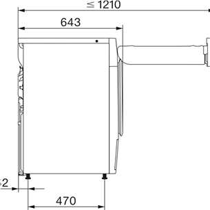 Džiovyklė Miele TWR780WP Eco & Steam, 9 kg, gylis 64,3 cm, balta