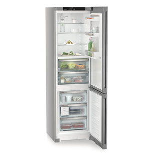 Šaldytuvas Liebherr CBNSFC572I, Plus BioFresh, NoFrost, 360 L, aukštis 202 cm, sidabrinė