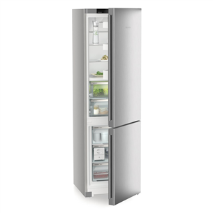 Šaldytuvas Liebherr CBNSFC572I, Plus BioFresh, NoFrost, 360 L, aukštis 202 cm, sidabrinė