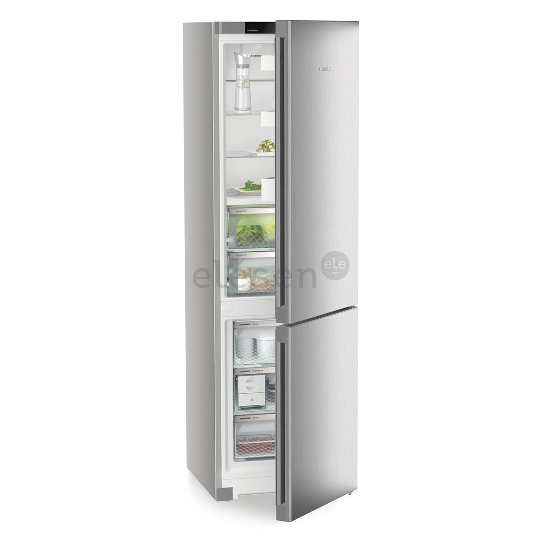 Liebherr, Plus BioFresh, NoFrost, 360 L, height 202 cm, silver - Refrigerator