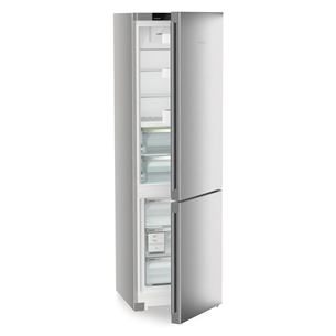 Šaldytuvas Liebherr CBNSFC572I, Plus BioFresh, NoFrost, 360 L, aukštis 202 cm, sidabrinė