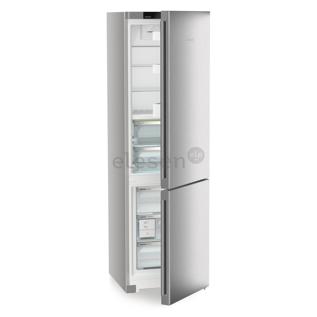 Liebherr, Plus BioFresh, NoFrost, 360 L, height 202 cm, silver - Refrigerator