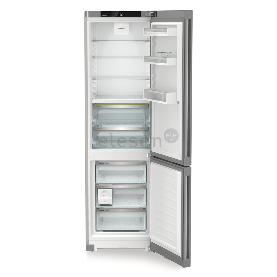 Liebherr, Plus BioFresh, NoFrost, 360 L, height 202 cm, silver - Refrigerator