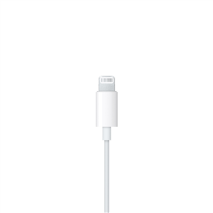 Ausinės Apple EarPods, Lightning Plug, baltos  Prekė-MWTY3ZM/A