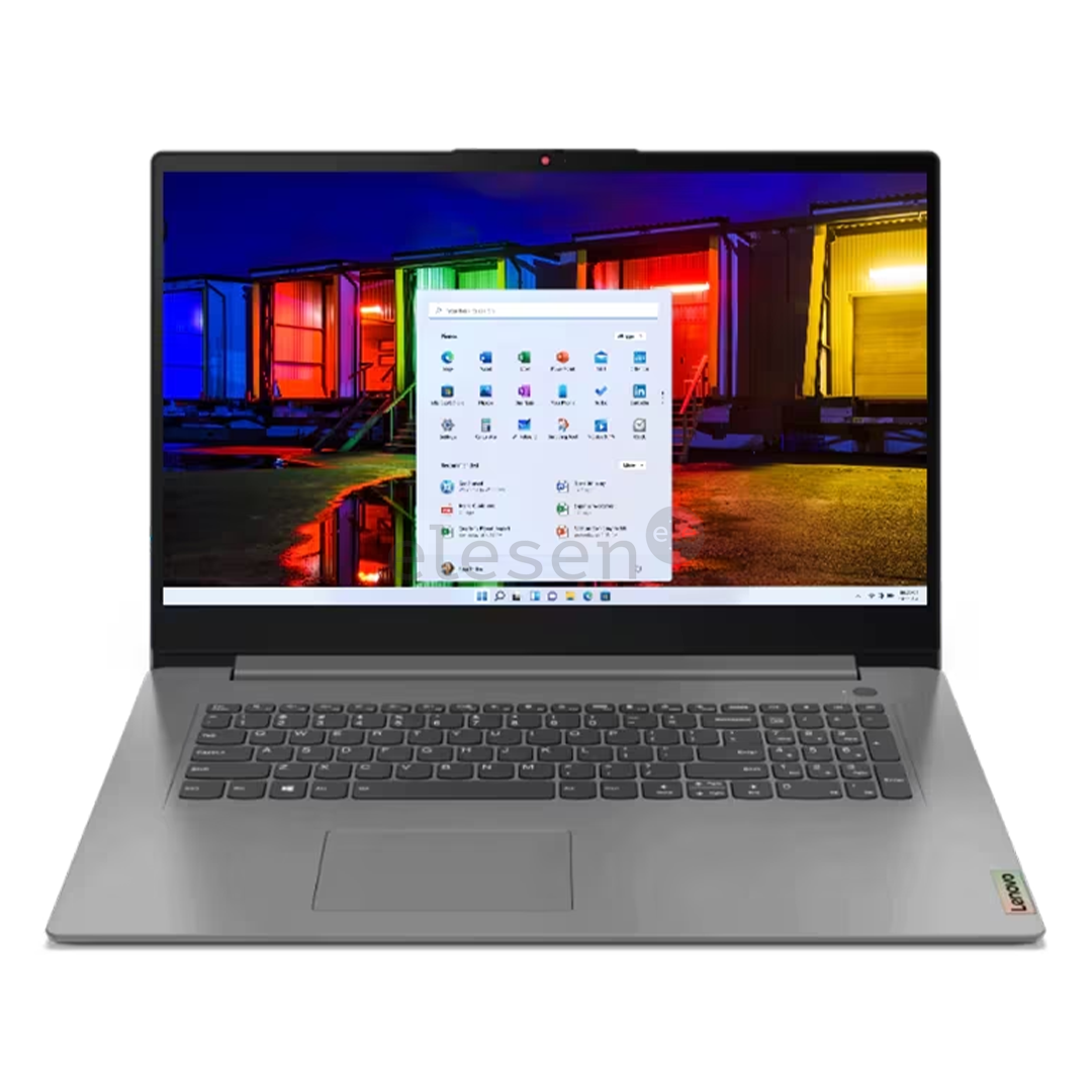 Nešiojamas kompiuteris Lenovo IdeaPad 3 17ALC6, Ryzen 5, 8 GB, 512 GB, ENG, pilkas