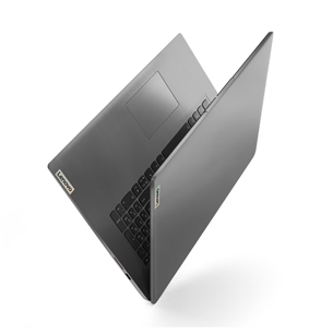Nešiojamas kompiuteris Lenovo IdeaPad 3 17ALC6, Ryzen 5, 8 GB, 512 GB, ENG, pilkas