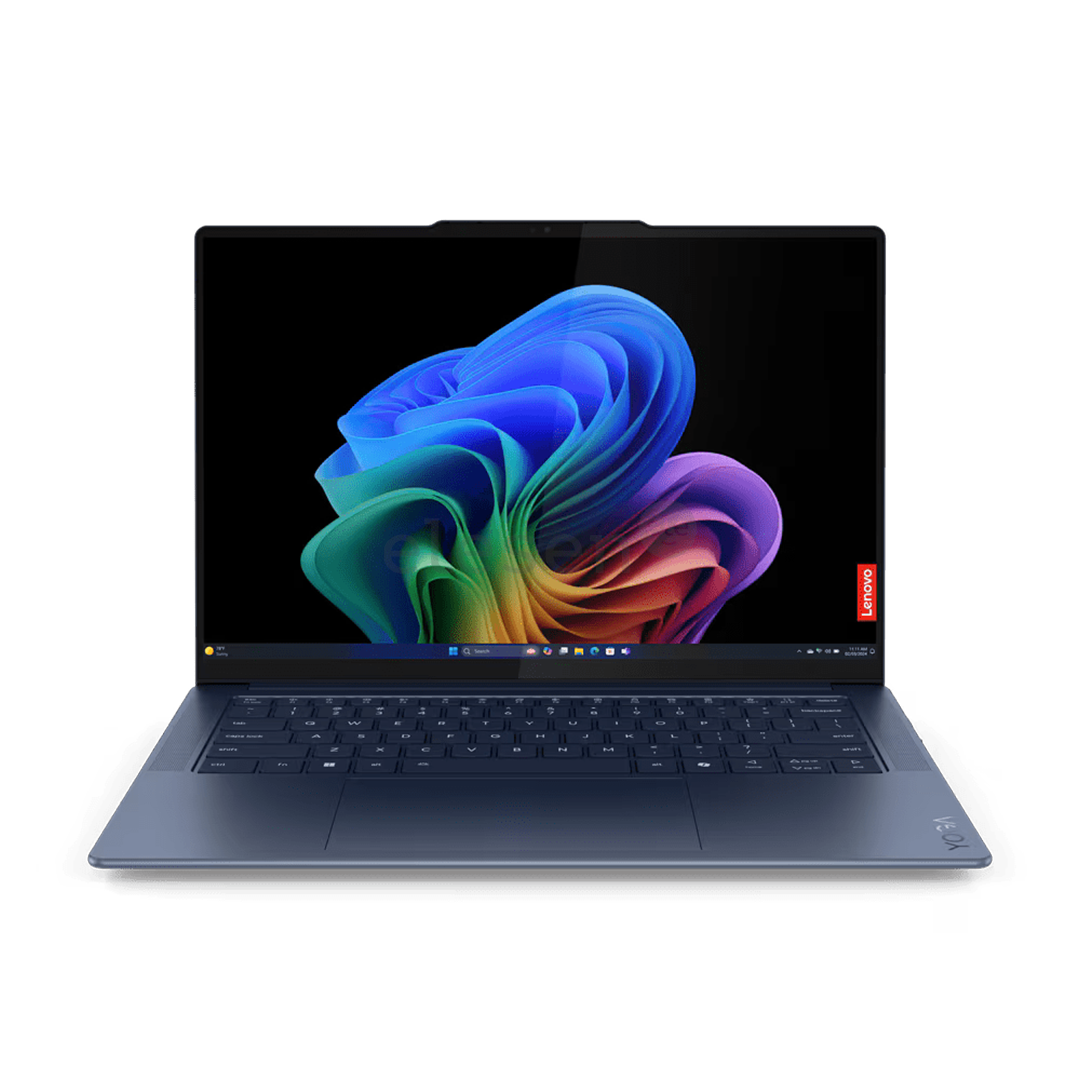 Lenovo Yoga Slim 7 14Q8X9, 14.5'', 3K, OLED, Snapdragon® X Elite, 16 GB, 512 GB, Copilot+, ENG, Cosmic Blue - Notebook