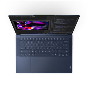 Lenovo Yoga Slim 7 14Q8X9, 14.5'', 3K, OLED, Snapdragon® X Elite, 16 GB, 512 GB, Copilot+, ENG, Cosmic Blue - Notebook