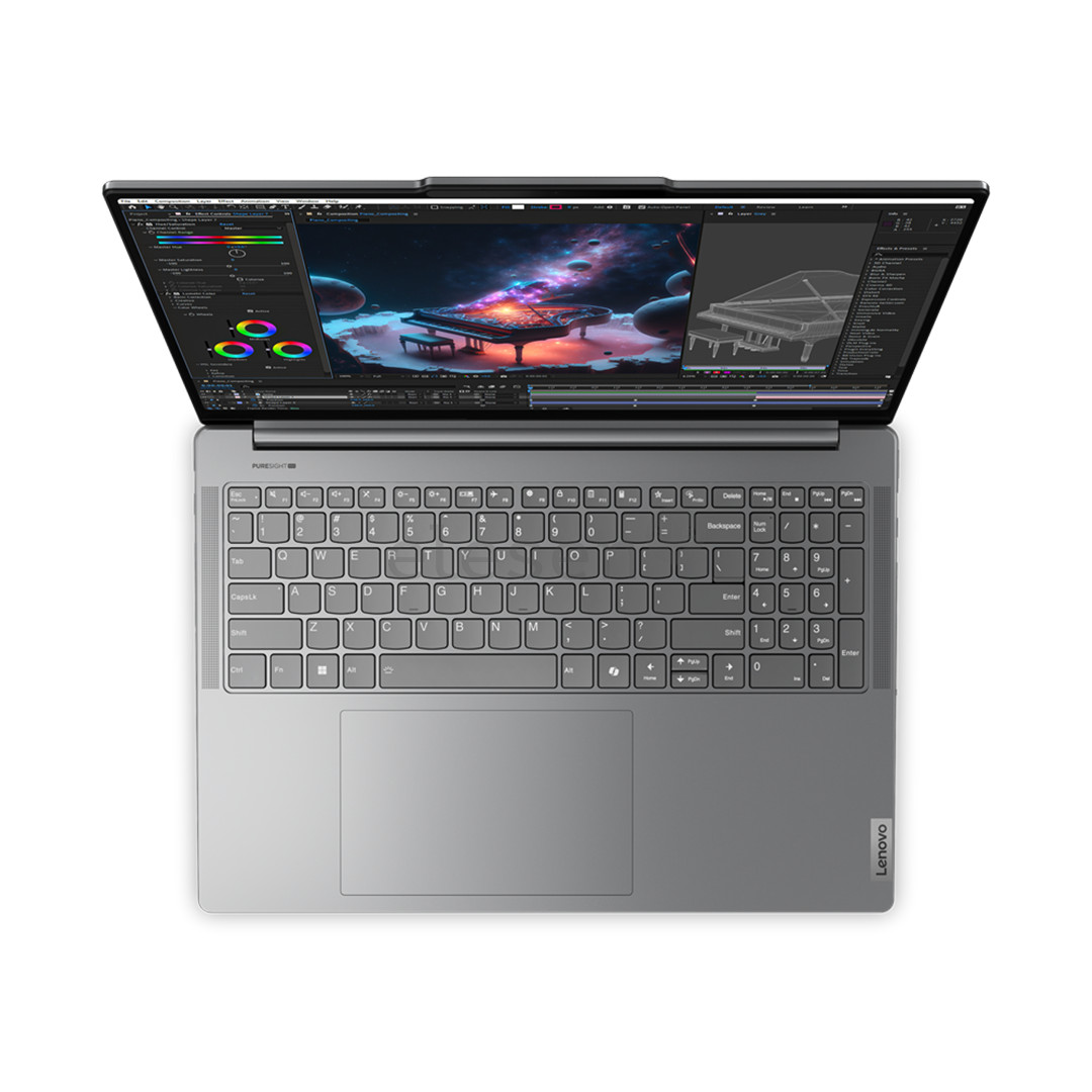Lenovo Yoga Pro 9 16IMH9, 16'', 3.2K, 165 Hz, Core Ultra 7, 16 GB, 1 TB, RTX 4050, ENG, luna grey - Notebook