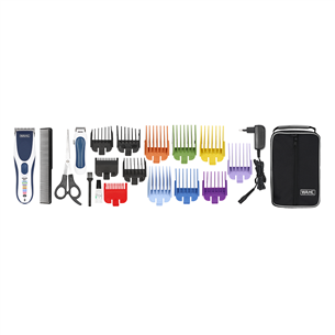 Plaukų kirpimo mašinėlė Wahl Cordless Color Pro 09649-916, mėlyna/balta