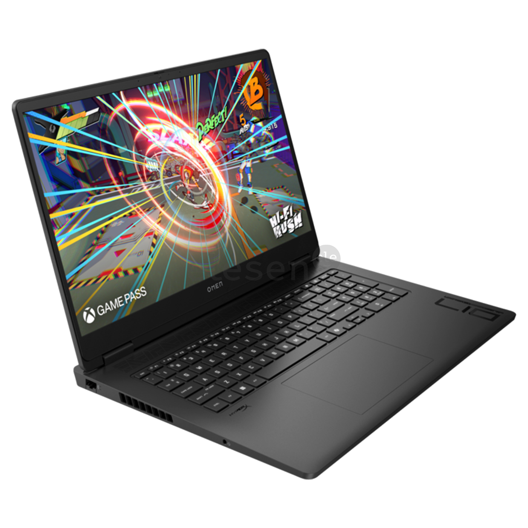Nešiojamas kompiuteris HP OMEN Laptop 17-db0031ny, 17,3'', FHD, Ryzen 7, 16 GB, 1 TB, juodas Prekė-A6SZ9EA#B1R