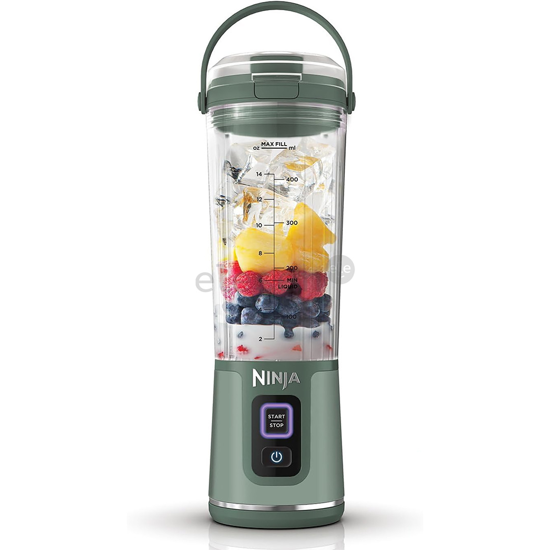 Ninja Blast, green - Portable cordless blender
