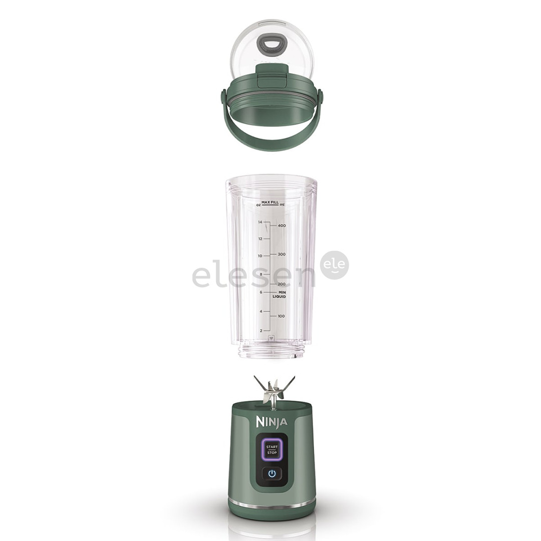 Ninja Blast, green - Portable cordless blender