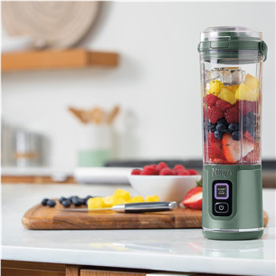 Ninja Blast, green - Portable cordless blender