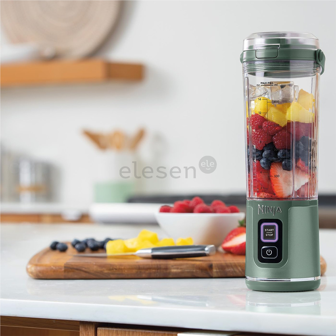 Ninja Blast, green - Portable cordless blender
