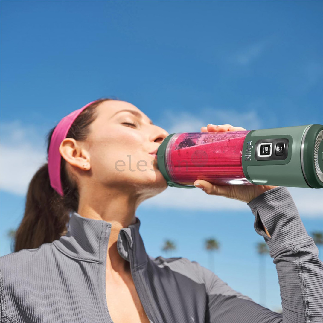 Ninja Blast, green - Portable cordless blender