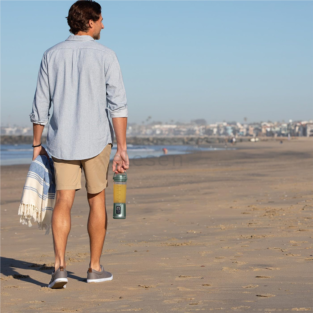 Ninja Blast, green - Portable cordless blender