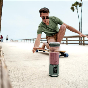 Ninja Blast, green - Portable cordless blender