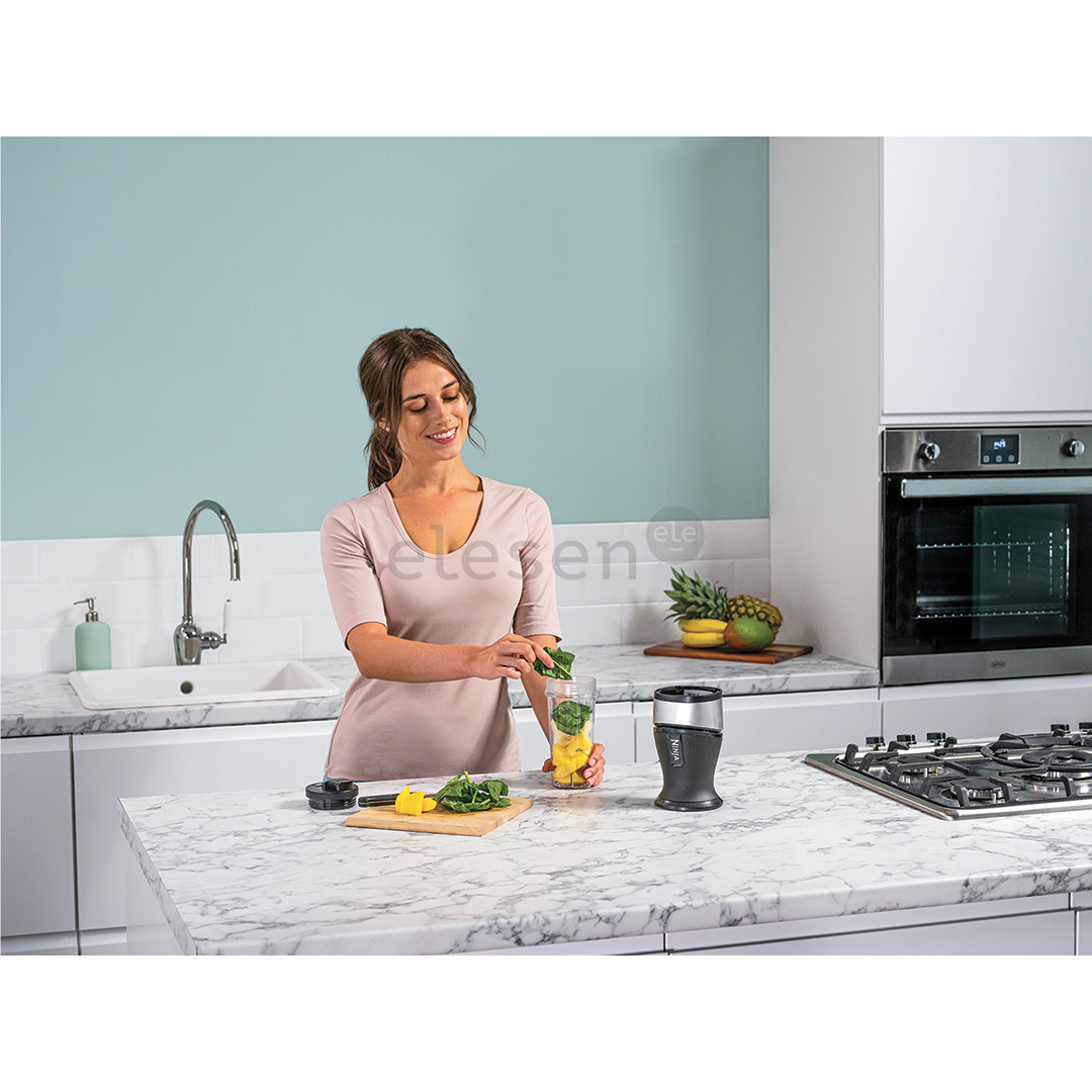 Ninja Nutri, 700 Вт, черный/серебристый - Блендер для смузи