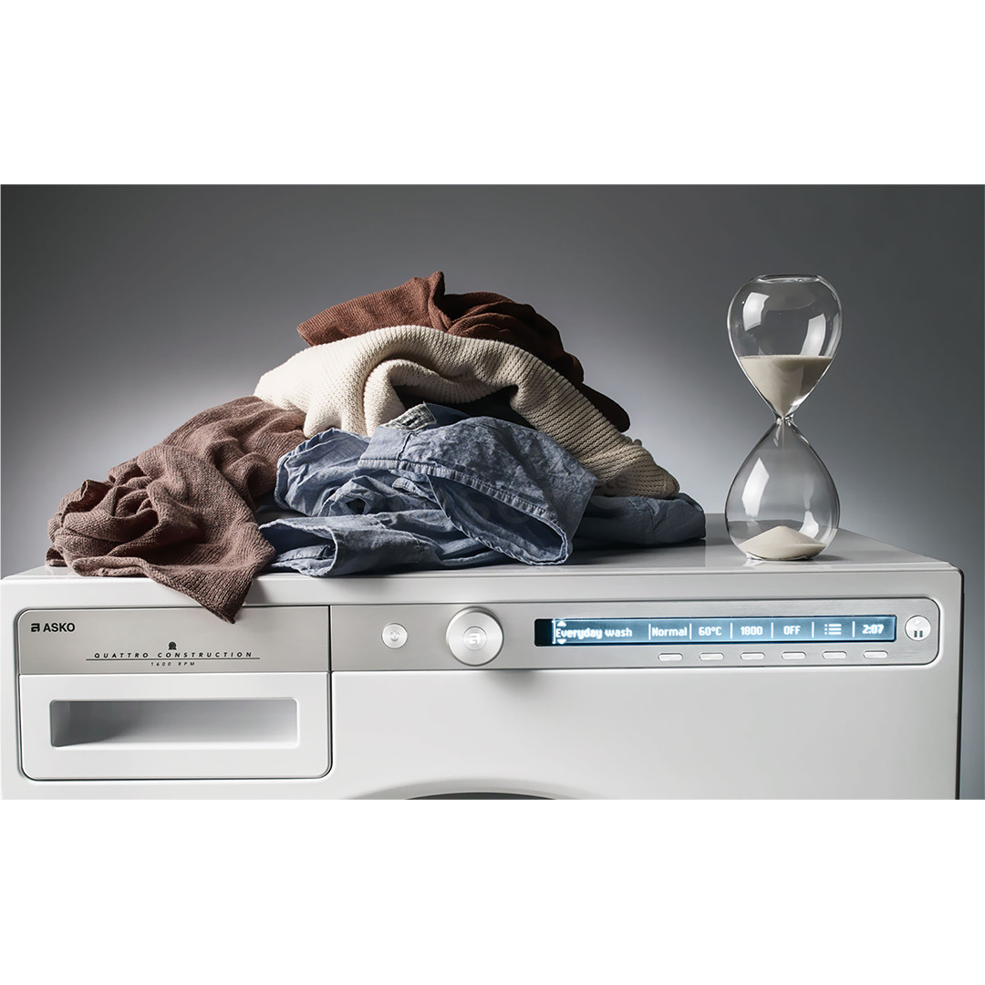 Asko, 9 kg, gylis 58,5 cm, 1800 rpm - Skalbimo mašina