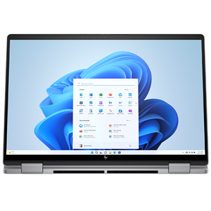 HP Envy x360 2-in-1 Laptop 14-fa0004ny, 14'', WUXGA, IPS, 16 GB, 512 GB, sidabro spalvos - Nešiojamas kompiuteris