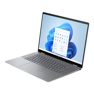 HP Envy x360 2-in-1 Laptop 16-ad0001ny, 16'', WUXGA, IPS, Ryzen 5, 16 GB, 512 GB, sidabro spalvos- Nešiojamas kompiuteris