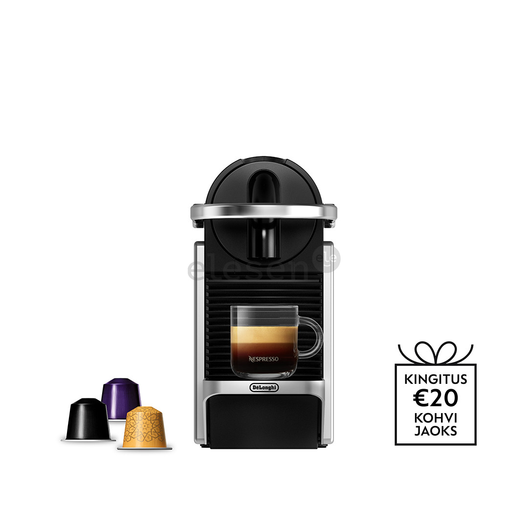 Kapsulinis kavos aparatas Nespresso Pixie, sidabro