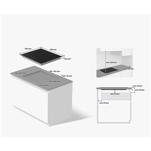 Samsung NZ64B5046JK/U2 - Įmontuojama indukcinė kaitlentė Prekė - NZ64B5046JK/U2