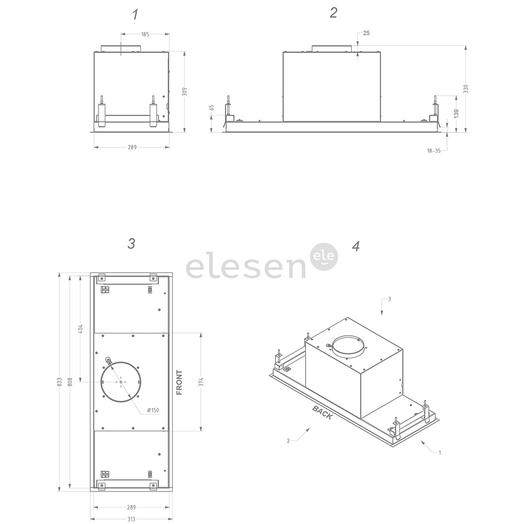 Gartraukis Novy Canopy Crystal Prekė - 26080