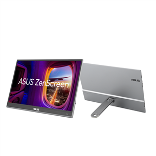 Nešiojamas monitorius Asus ZenScreen OLED MQ16AHE, 16'', FHD, OLED, USB-C, pilkas  Prekė-MQ16AHE MQ16AHE