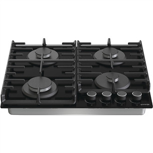 Gorenje, width 60 cm, black - Built-in Gas Hob