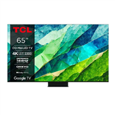 TCL C855, 65'', 4K UHD, Mini-LED, brushed titanium - TV