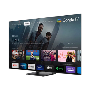 Televizorius TCL C745, 65 colių, 4K UHD, QLED, titano sp. Prekė – 65C745