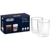 Kavos stiklinės DeLonghi set 2, 400 ml, 2 glas, cold brew Prekė - DLSC318
