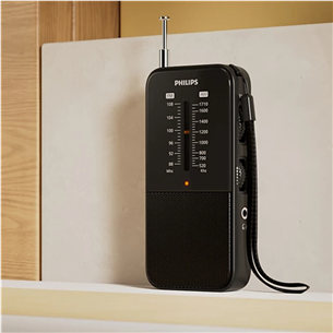 Radijas  Philips TAR1509, juodas  Prekė-TAR1509/00
