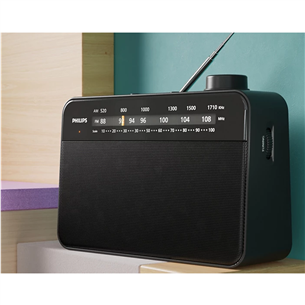 Philips TAR2509, juodas - Radijas  Prekė-TAR2509/10