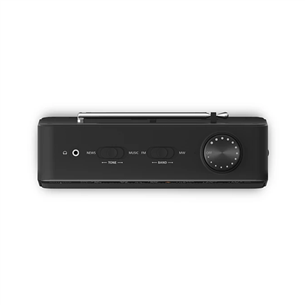 Philips TAR2509, juodas - Radijas  Prekė-TAR2509/10