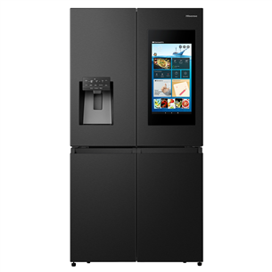 Šaldytuvas Hisense, Cross Door, NoFrost, 577 L, aukštis 179 cm, juoda Prekė - RQ760N4IFE RQ760N4IFE