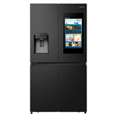 Hisense, Cross Door, NoFrost, 577 L, height 179 cm, black - SBS Refrigerator