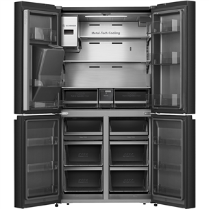 Šaldytuvas Hisense, Cross Door, NoFrost, 577 L, aukštis 179 cm, juoda Prekė - RQ760N4IFE