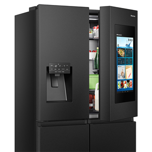 Šaldytuvas Hisense, Cross Door, NoFrost, 577 L, aukštis 179 cm, juoda Prekė - RQ760N4IFE