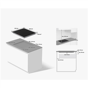 Built-in induction hob Samsung Item - NZ64B5045FK/U2