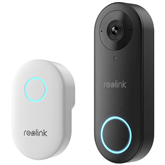 Reolink D340W, 5 MP, Wi-Fi, juodas - Išmanusis durų skambutis su kamera